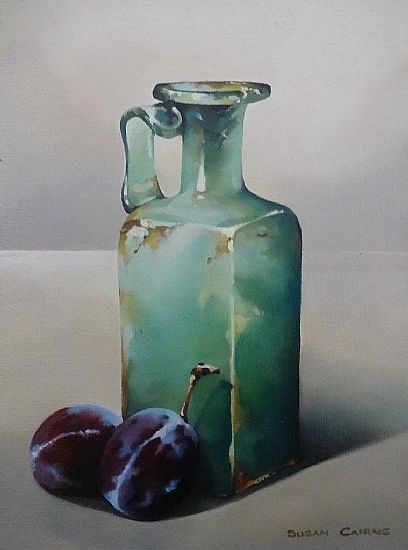 Two Plums and a Bottle